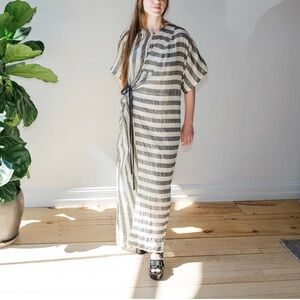 Humanoid striped Maxi Dress NWT!